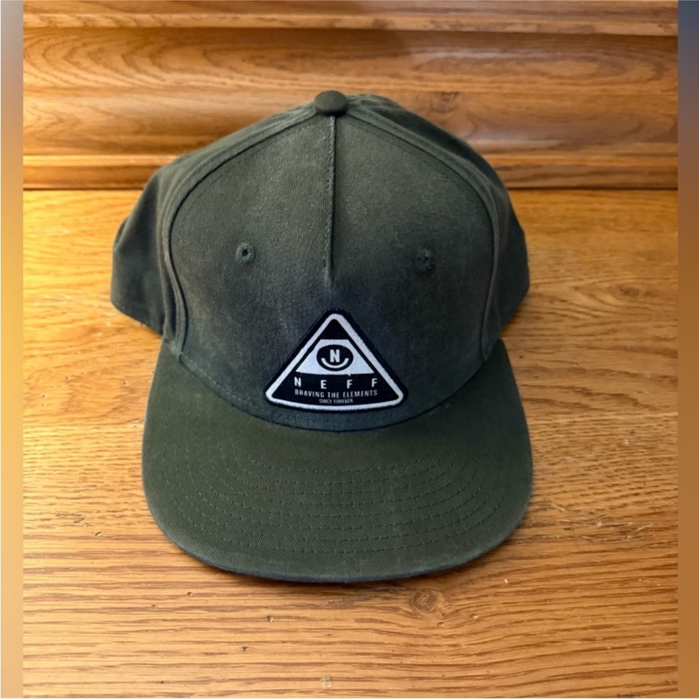 Neff Dark Green Logo Cap